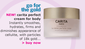 go for the gold carita perfect cream for body